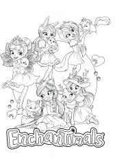 1559298467 youloveit Com enchantimals New coloring pages free03