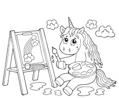painting unicorn