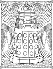 Doctor Who Coloring Pages Dalek Printable