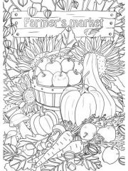 fall coloring pages For adults 5