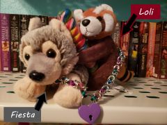 Stuffies and new day collar!!