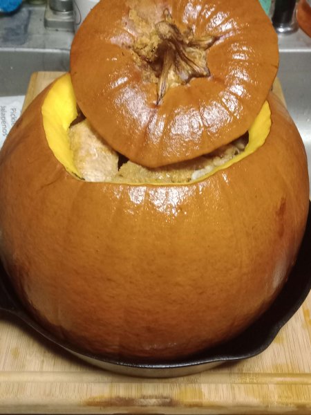 smoked pumpkin