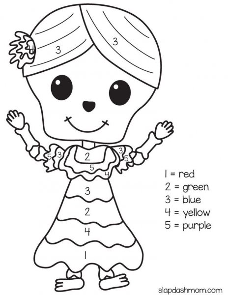 Day of the Dead (Día de Muertos) coloring