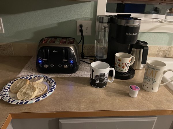 Coffee and carbs