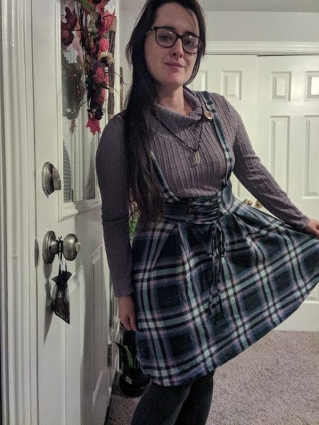 Plaid Dress
