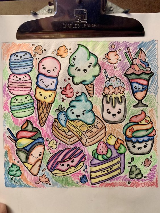 June 2024 coloring contest and last month's winner Creative Corner